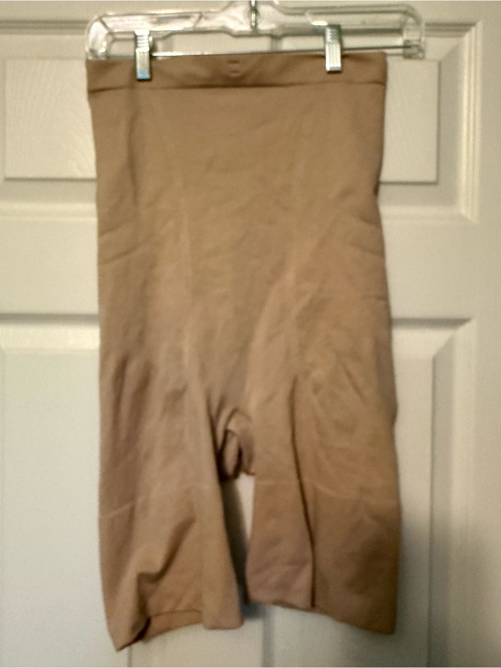 SPANX Nude High-Waist Shaping Shorts